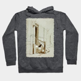 Cat on a Doorstep Hoodie